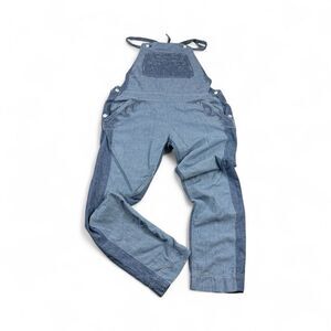 Zadig & Voltaire Sidney Denim Overalls S Y2K Streetwear Utility Grunge Jumpsuit